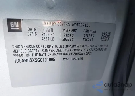 2016 Cadillac Cts Luxury Collection from USA, damaged, VIN 1G6AR5SX5G0101095